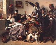 Jan Steen The Way hear it is the way we sing it oil painting on canvas